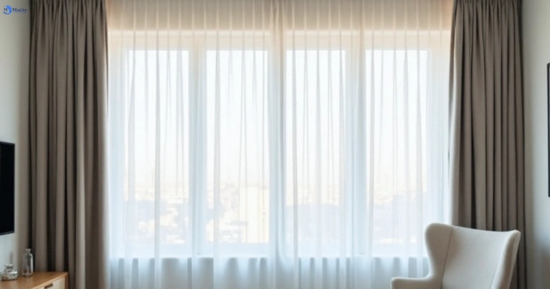Restored vibrant drapes in doonan QLD after Matty Curtain Cleaning